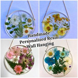 4 Handmade Persoalized Resin Wall Hanging